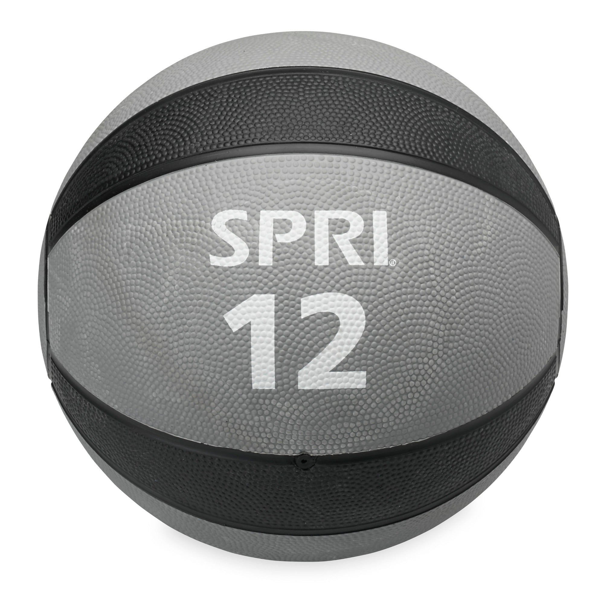 Grey 12 pound medicine ball