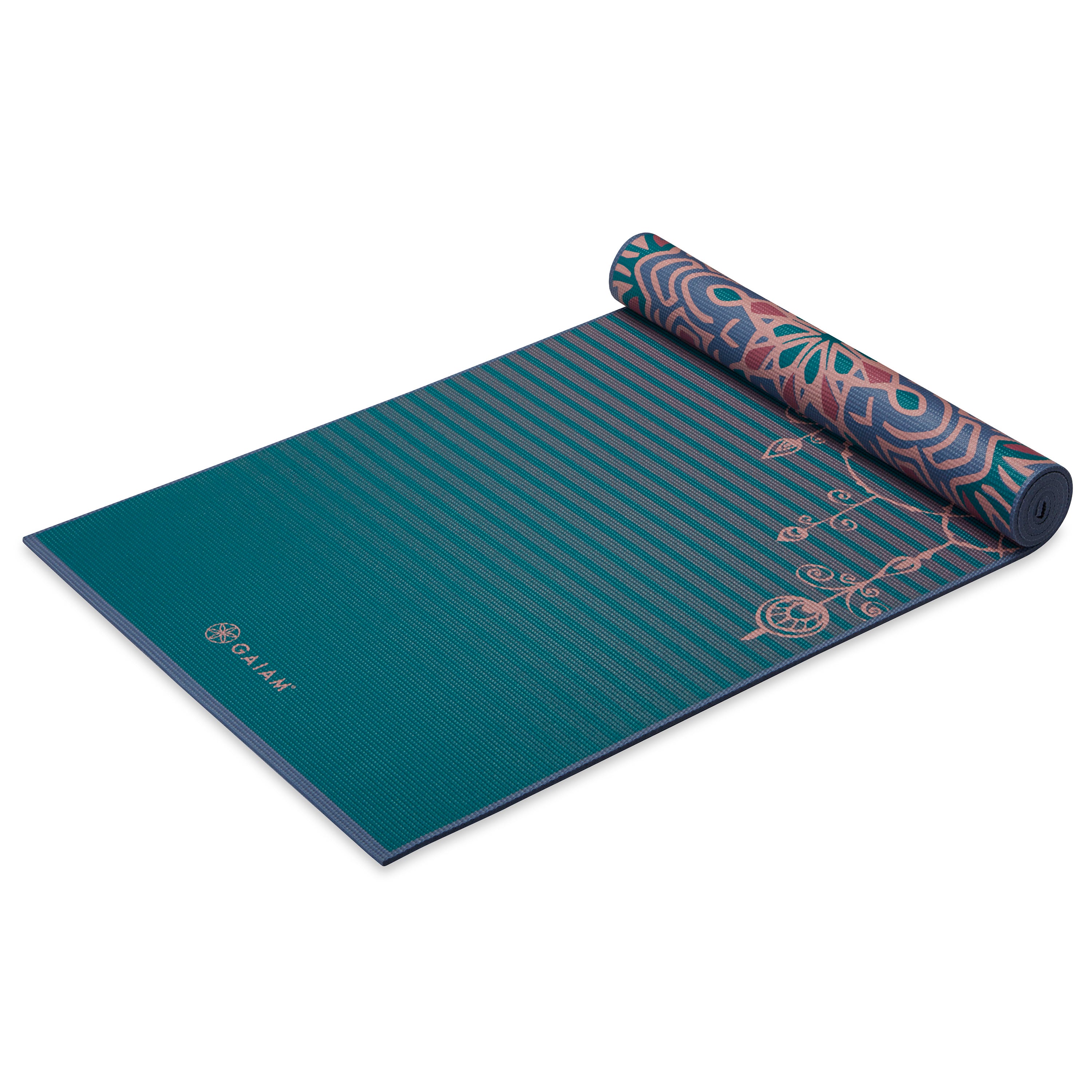 Premium Reversible Jade Salutation Yoga Mat (6mm)